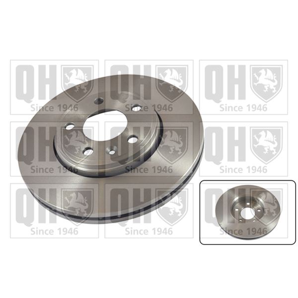 1 disque de frein avant Quinton Hazell BDC5469