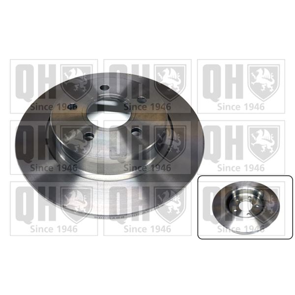 1 disque de frein arrière Quinton Hazell BDC5489