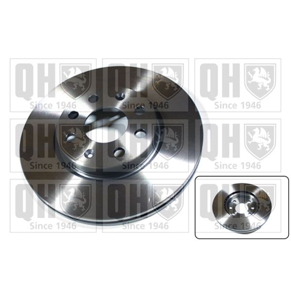 1 disque de frein avant Quinton Hazell BDC5498