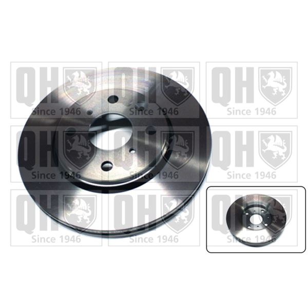 1 disque de frein avant Quinton Hazell BDC5518