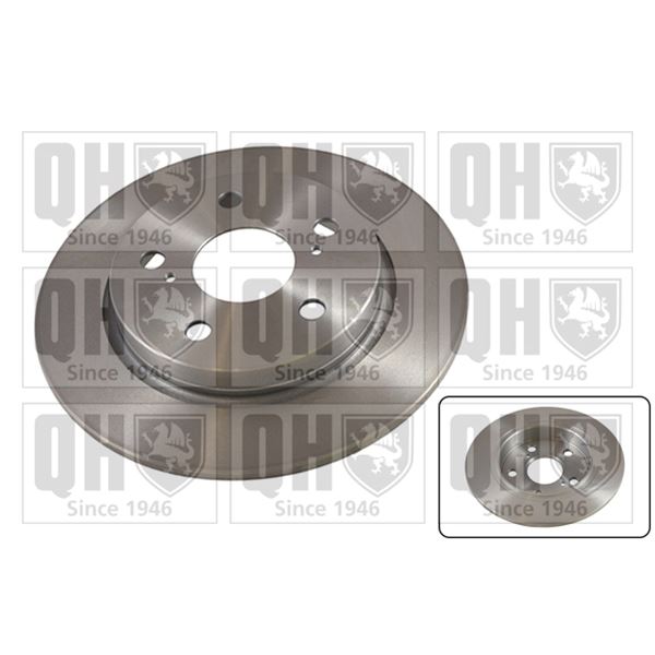 1 disque de frein arrière Quinton Hazell BDC5588