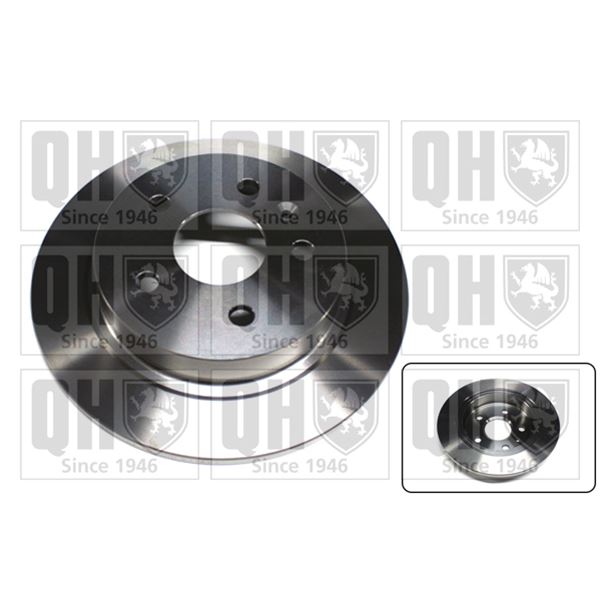 1 disque de frein arrière Quinton Hazell BDC5784