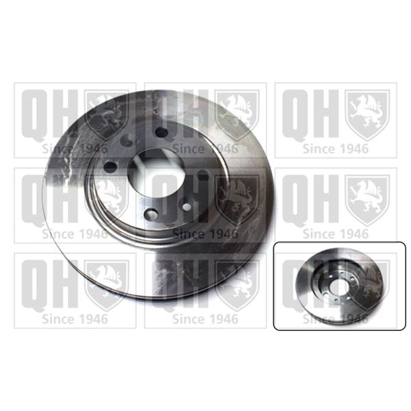 1 disque de frein avant Quinton Hazell BDC6025