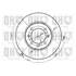 1 disque de frein Quinton Hazell BDC1044