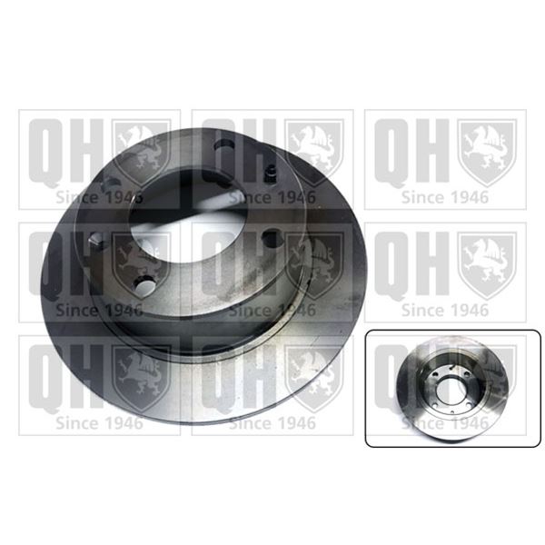 1 disque de frein arrière Quinton Hazell BDC3216