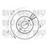 1 disque de frein avant Quinton Hazell BDC3550