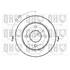1 disque de frein avant Quinton Hazell BDC3580