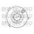 1 disque de frein avant Quinton Hazell BDC3596