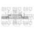 1 disque de frein avant Quinton Hazell BDC3733