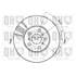 1 disque de frein avant Quinton Hazell BDC3818