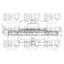 1 disque de frein avant Quinton Hazell BDC4329