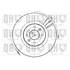 1 disque de frein avant Quinton Hazell BDC4641