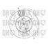 1 disque de frein avant Quinton Hazell BDC4844