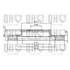 1 disque de frein avant Quinton Hazell BDC4857