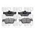 4 plaquettes de frein avant Quinton Hazell BP1019