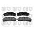4 plaquettes de frein avant Quinton Hazell BP1043