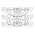 4 plaquettes de frein avant Quinton Hazell BP1056