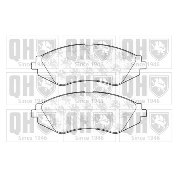 4 plaquettes de frein avant Quinton Hazell BP1069
