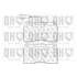 4 plaquettes de frein avant Quinton Hazell BP1080