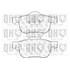4 plaquettes de frein avant Quinton Hazell BP1103