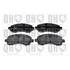 4 plaquettes de frein avant Quinton Hazell BP1179