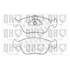 4 plaquettes de frein avant Quinton Hazell BP1203