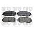 4 plaquettes de frein avant Quinton Hazell BP1217