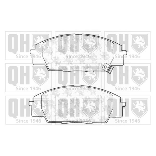 4 plaquettes de frein avant Quinton Hazell BP1219
