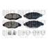 4 plaquettes de frein avant Quinton Hazell BP1304