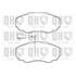 4 plaquettes de frein avant Quinton Hazell BP1341