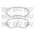 4 plaquettes de frein avant Quinton Hazell BP1344