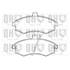 4 plaquettes de frein avant Quinton Hazell BP1374