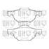 4 plaquettes de frein avant Quinton Hazell BP1380