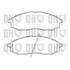 4 plaquettes de frein avant Quinton Hazell BP1390