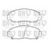 4 plaquettes de frein avant Quinton Hazell BP1397
