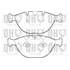 4 plaquettes de frein avant Quinton Hazell BP1403