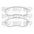 4 plaquettes de frein avant Quinton Hazell BP1404