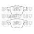 4 plaquettes de frein avant Quinton Hazell BP1421