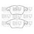 4 plaquettes de frein avant Quinton Hazell BP1436