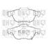 4 plaquettes de frein avant Quinton Hazell BP1458