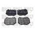 4 plaquettes de frein avant Quinton Hazell BP1495