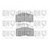 4 plaquettes de frein avant Quinton Hazell BP1501