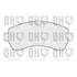 4 plaquettes de frein avant Quinton Hazell BP1554