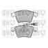 4 plaquettes de frein avant Quinton Hazell BP1568