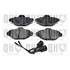 4 plaquettes de frein avant Quinton Hazell BP1576
