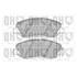 4 plaquettes de frein avant Quinton Hazell BP1595
