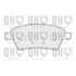 4 plaquettes de frein avant Quinton Hazell BP1597