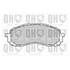 4 plaquettes de frein avant Quinton Hazell BP1608