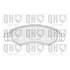 4 plaquettes de frein avant Quinton Hazell BP1609