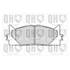 4 plaquettes de frein avant Quinton Hazell BP1611